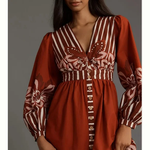 farm Rio V Neck Mididress - Picture 3 of 7